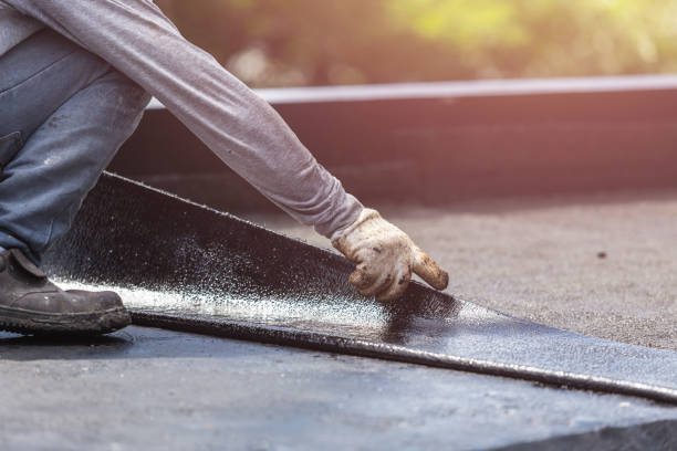 Professional Emergency Waterproofing technician working in Hansville, WA